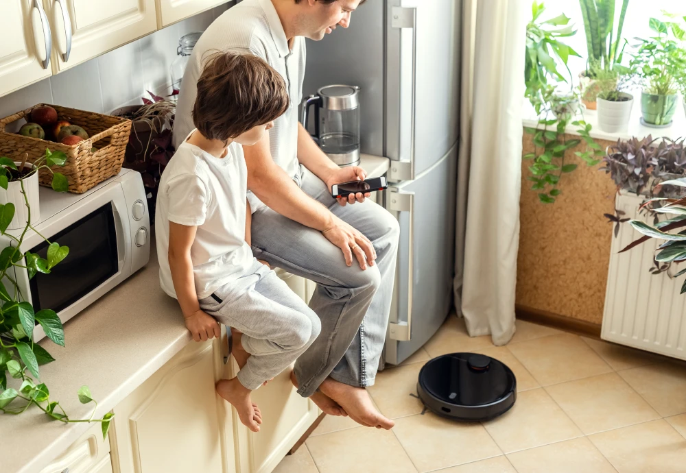 big robot vacuum cleaner